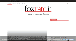 Desktop Screenshot of foxrate.it