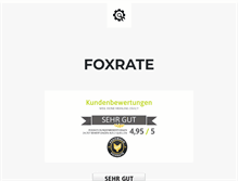 Tablet Screenshot of foxrate.de